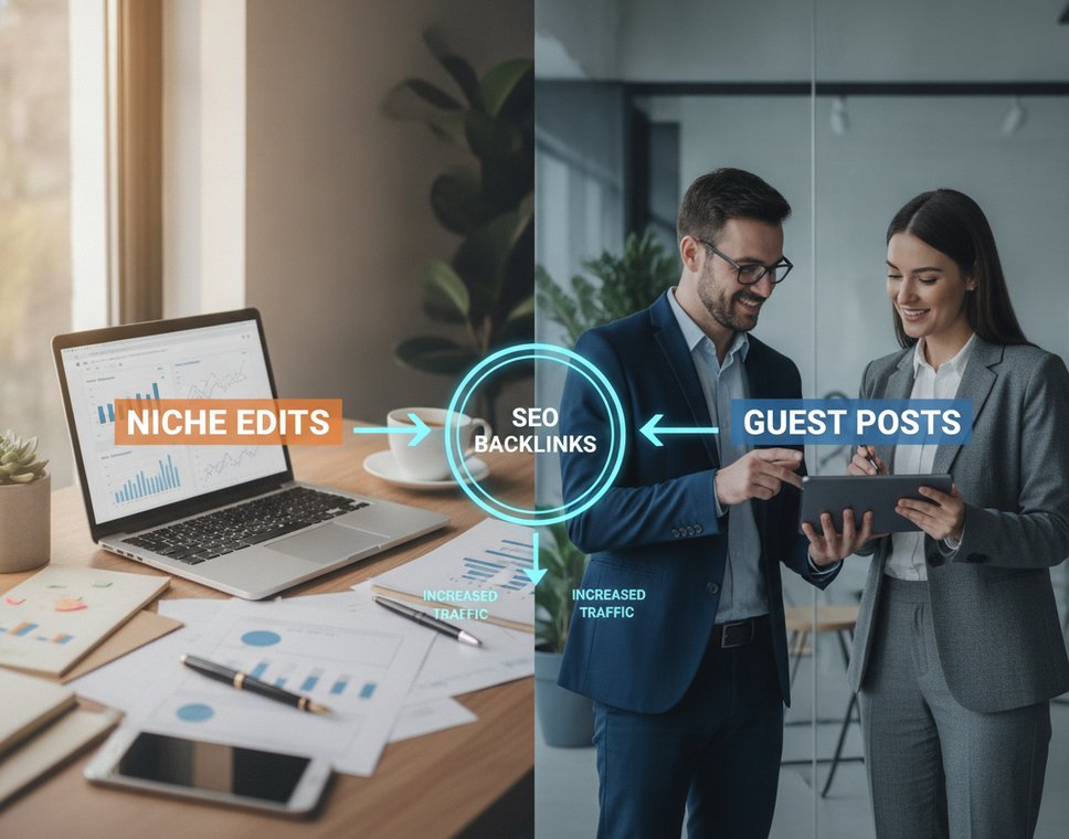 Niche Edits vs Guest Posts